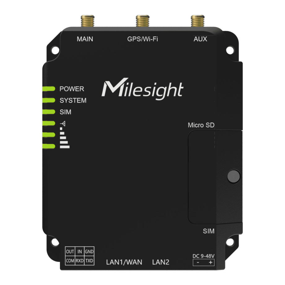 Milesight UR32 Pro Router PoE Industriale 4G LTE