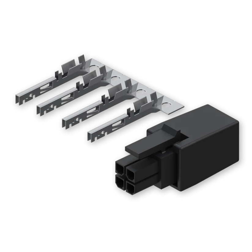 Connettore Teltonika a 4 pin con terminali di contatto