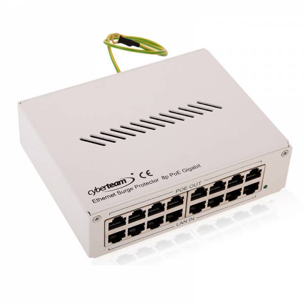 Protezione contro le sovratensioni Ethernet 8P PoE Desktop Gigabit